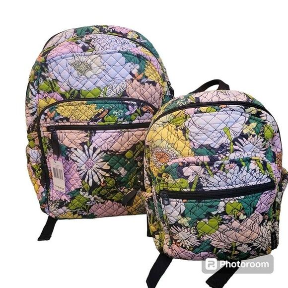 Vera Bradley Bloom Bloom Backpacks Mommy and Me - Picture 1 of 10